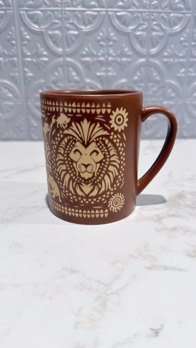 Disney Parks Lion King 30th Anniversary Coffee Mug 15oz Stoneware Simba NEW